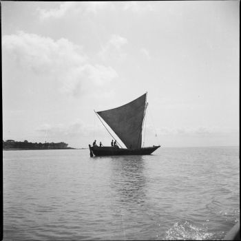 Guinée - voilier en mer - 1946-1956