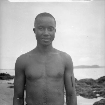 Guinée - portrait d'un pêcheur - 1946-1949