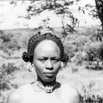 Guinée - région de Dabola - portrait de femme - 1946