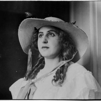 Portrait d'Anita Conti avec un chapeau - 1915-1916
