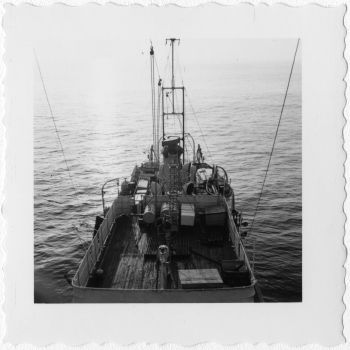 Navire océanographique Président Théodore Tissier - le navire en mer - 1958-1959