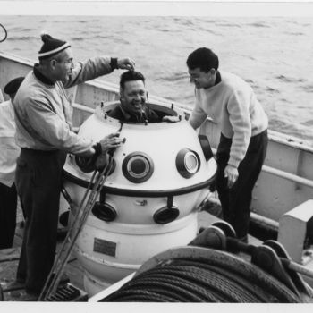 Navire océanographique Président Théodore Tissier - tourelle Galeazzi - 1958-1959