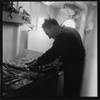 Chalutier Deux Amis - le cuisinier - 1960-1961
