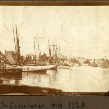 Concarneau - le port - 1920