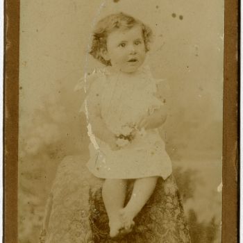 Portrait d'Anita Conti enfant - 1900-1903