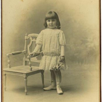 Portrait d'Anita Conti enfant - 1901-1903