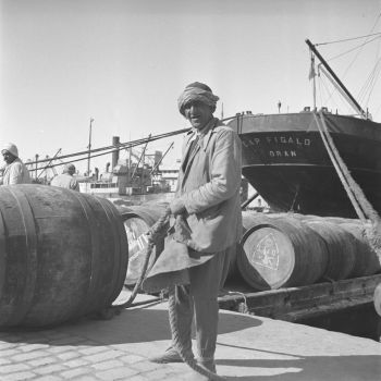 Oran - docker sur le port - 1941