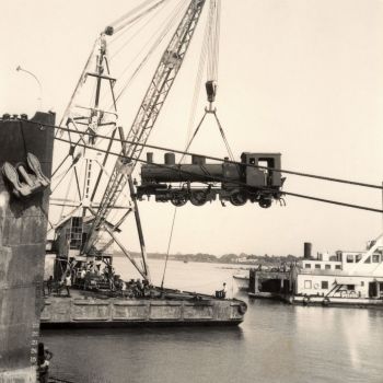 Guinée Conakry  la grue du port 1949-1950